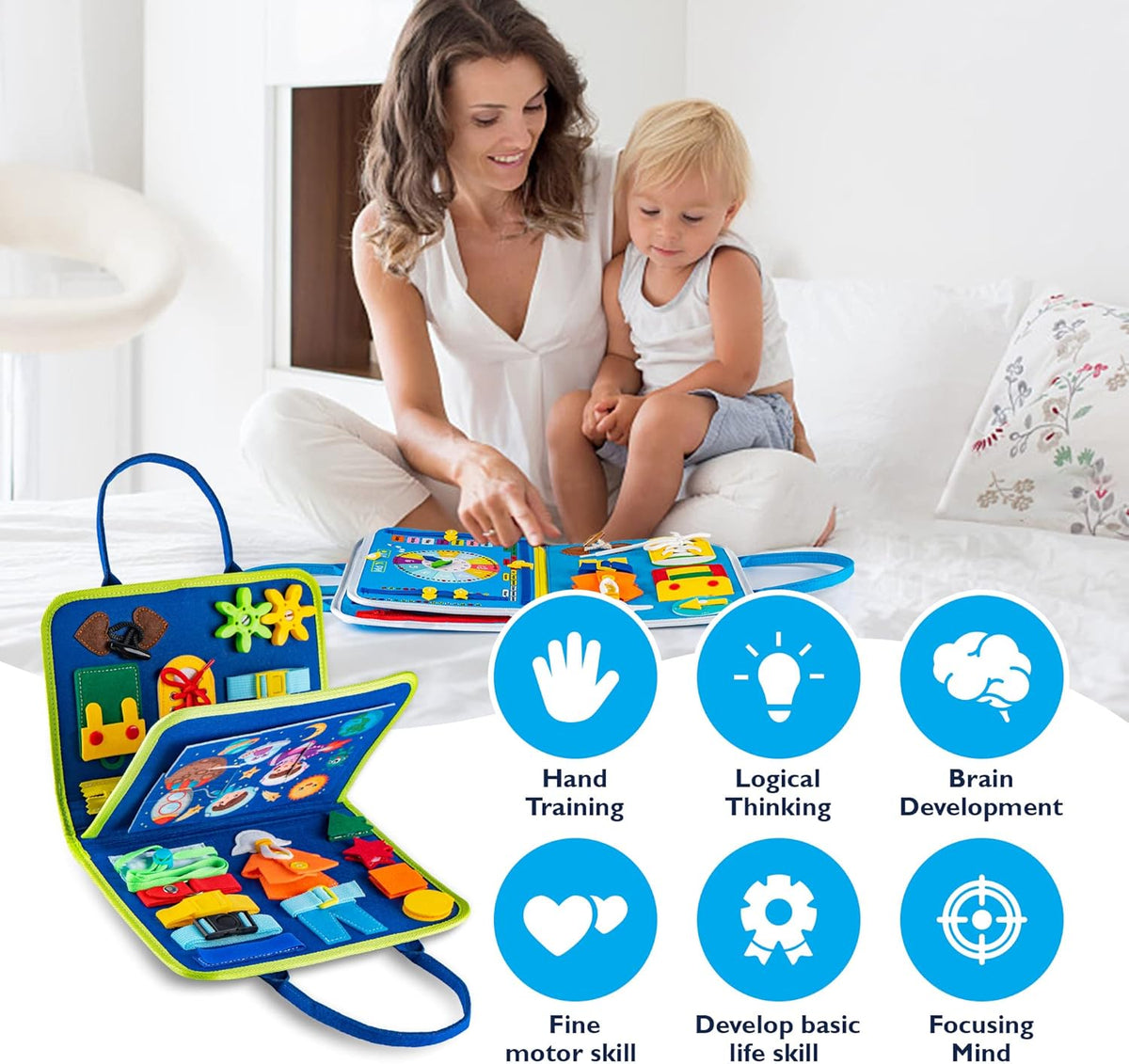 Busy Book - 4 Pages (Code: 1260)
