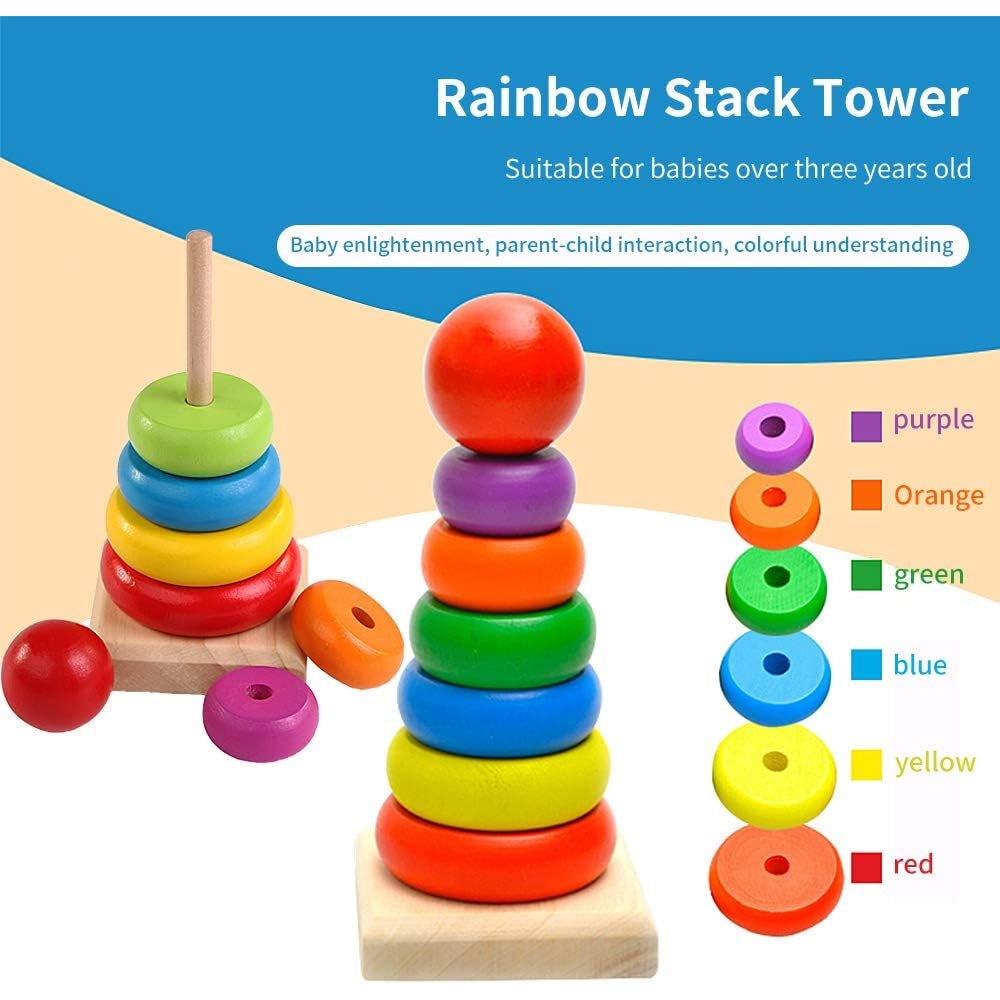Wooden Rainbow Tower (Code: 410)