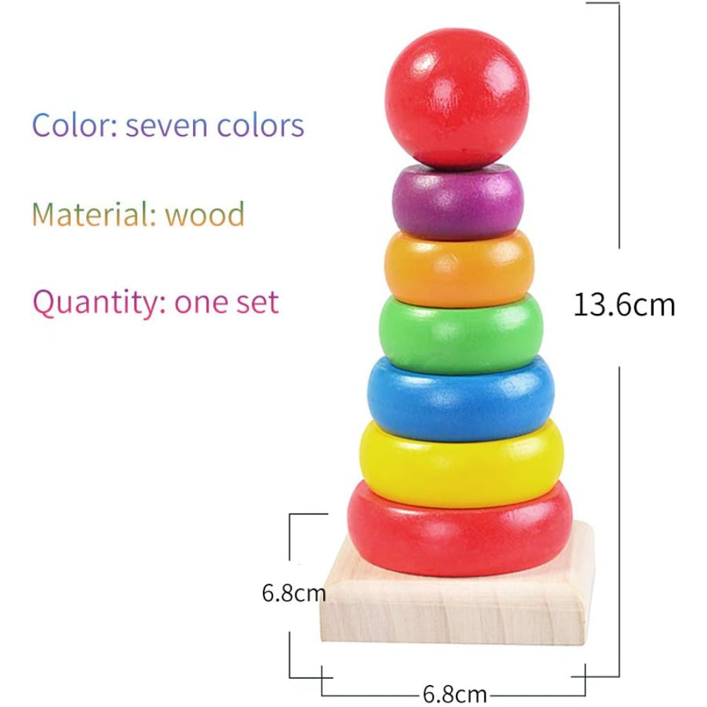 Wooden Rainbow Tower (Code: 410)