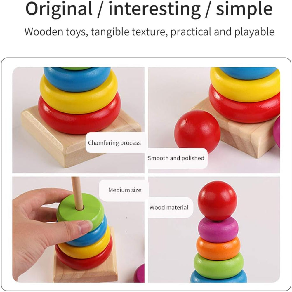 Wooden Rainbow Tower (Code: 410)