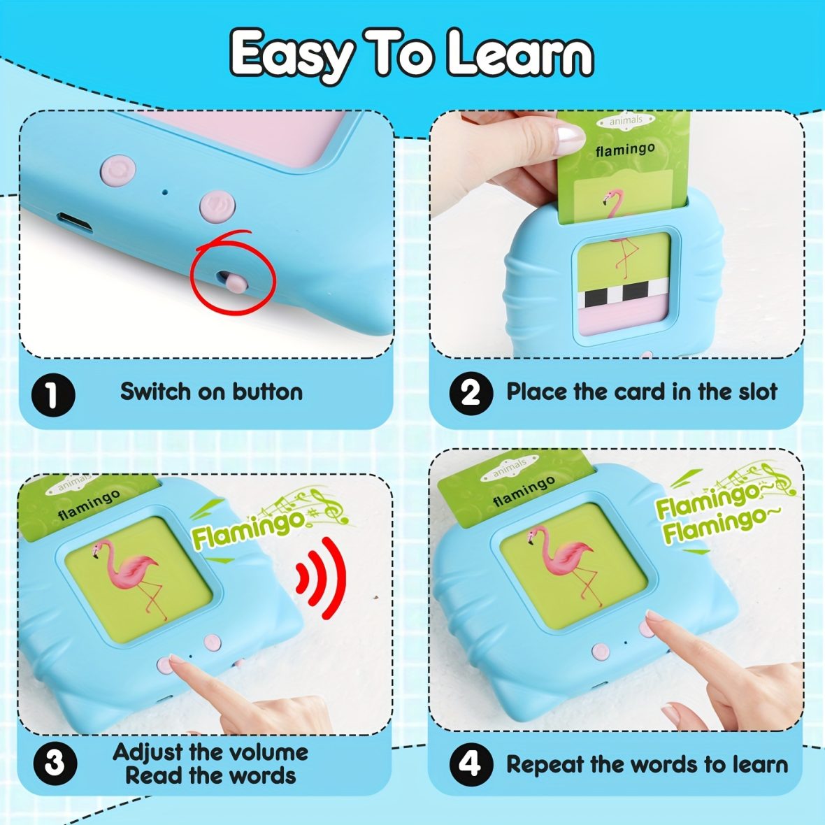 Flash Card Reader (Rechargeable) (Code: 597)