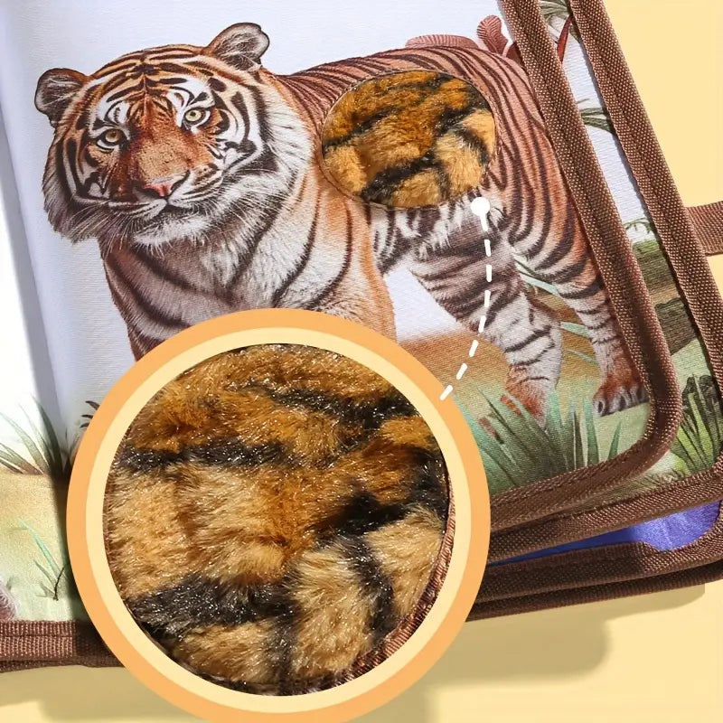 Tactile / Touch and Feel Book (Jungle Animals) (Code:1300)