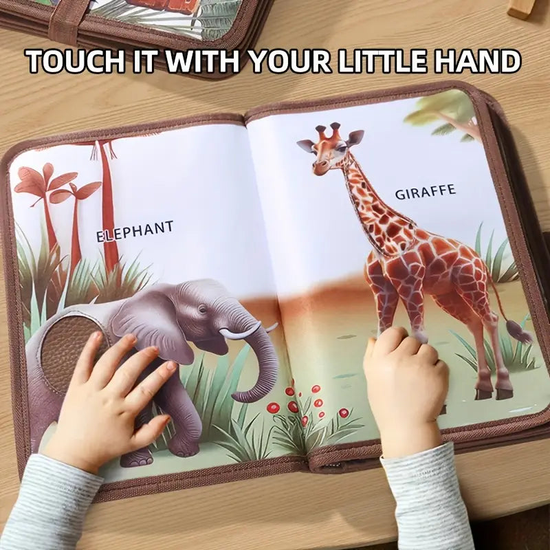 Tactile / Touch and Feel Book (Jungle Animals) (Code:1300)