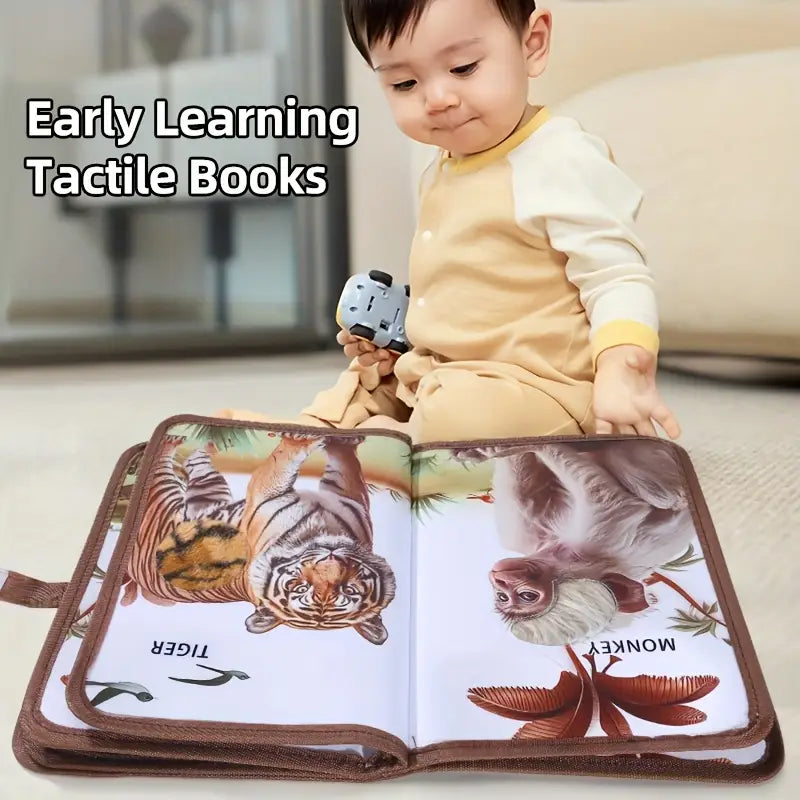 Tactile / Touch and Feel Book (Jungle Animals) (Code:1300)