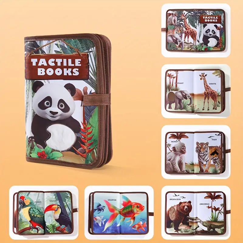 Tactile / Touch and Feel Book (Jungle Animals) (Code:1300)