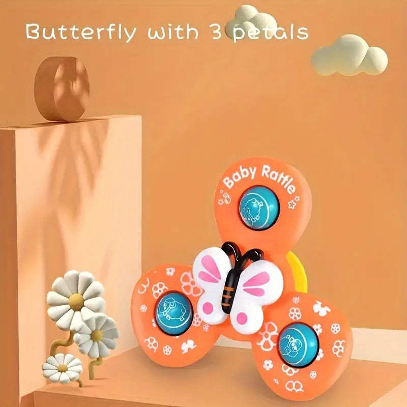 Rattle Spinners with Suction Cup – (Pack of 3) (Code:575)
